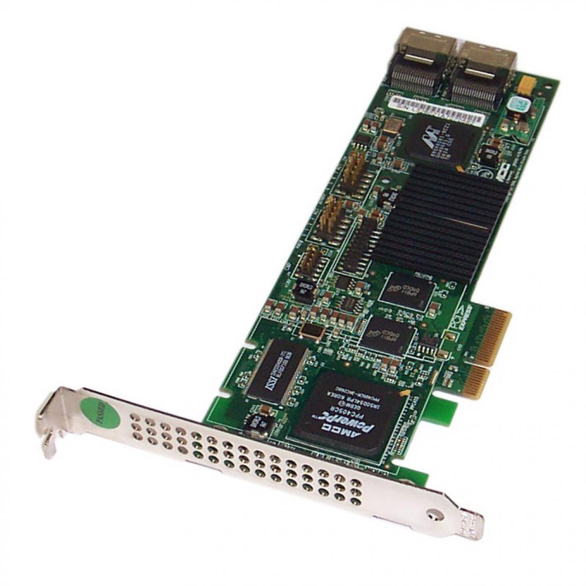 3Ware - Carte SATA II Controller RAID 3Ware 9650SE-8LPML PCIex4 2xSAS 3GB 256MB DDR2 533 - Carte réseau