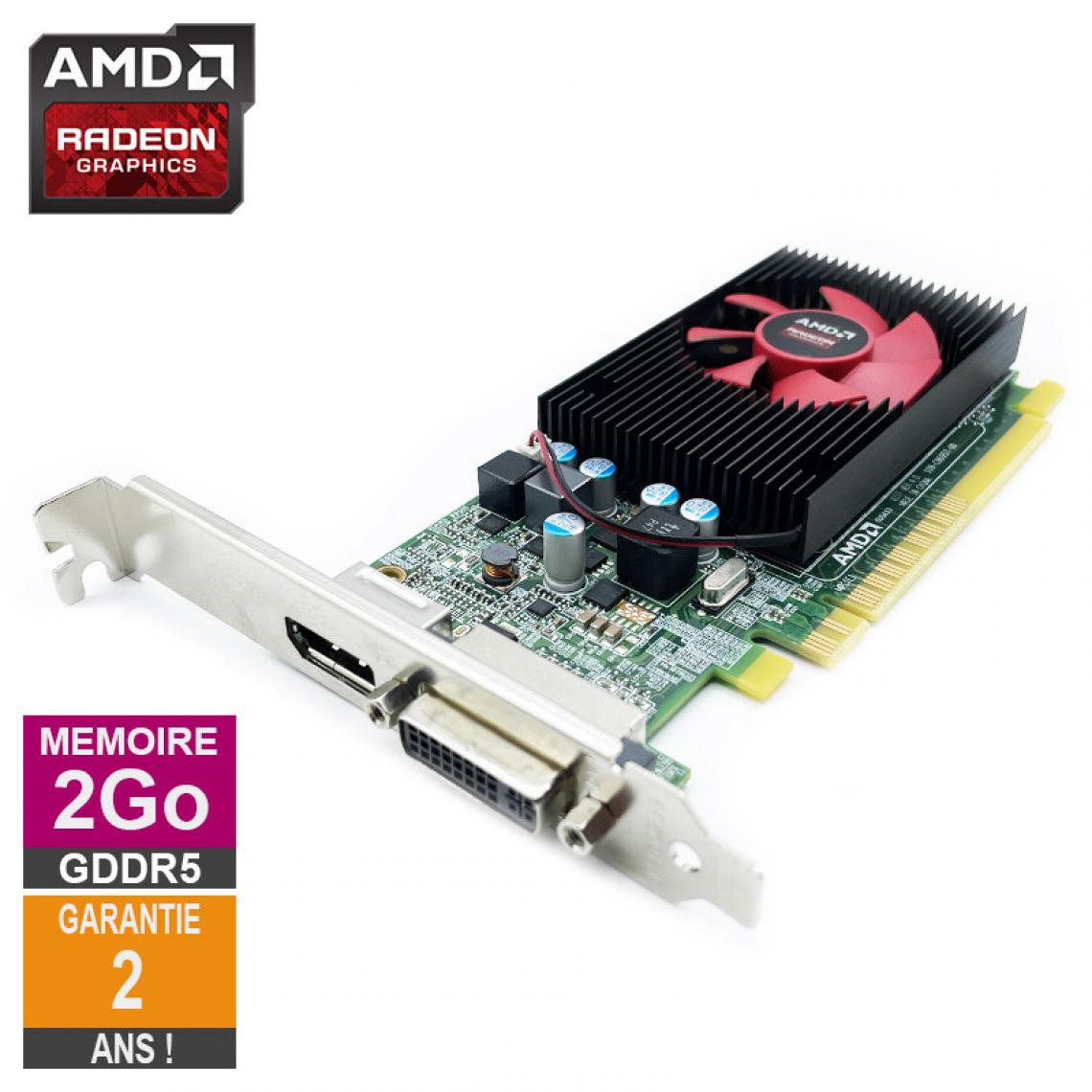 Amd - Carte graphique AMD Radeon R5 430 2Go GDDR5 DVI DP - 00F8PX 109-C86957-00 - Carte Graphique NVIDIA
