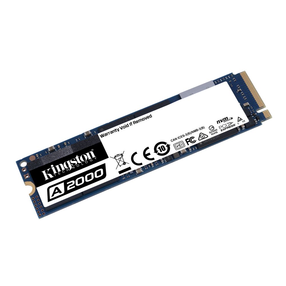 Kingston - A2000 500 Go - M.2 PCIe (NVMe) - SSD Interne
