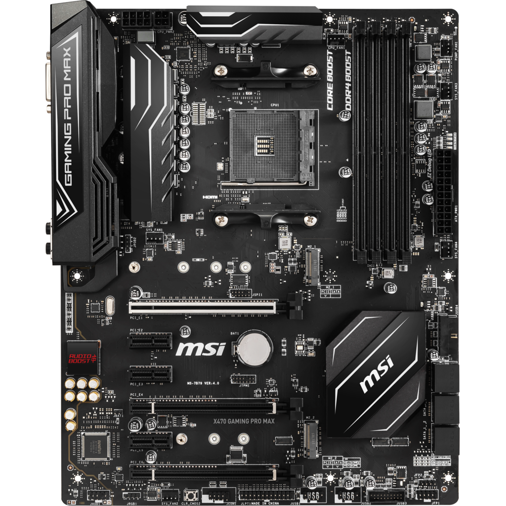 Msi - AMD X470 GAMING PRO MAX - ATX  - Carte mère AMD