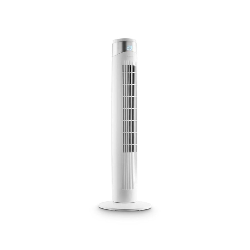 Klarstein - Klarstein Storm Tower Ventilateur colonne 6 vitesses télécommande - blanc - Ventilateur