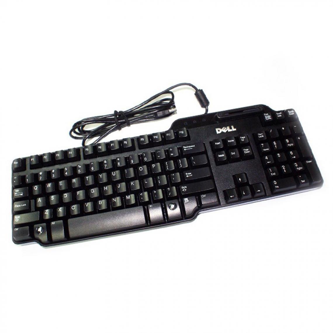 Dell - Clavier PC Azerty USB Dell SK-3205 KW240 NY559 KW218 104 Touches Lecteur Carte - Clavier