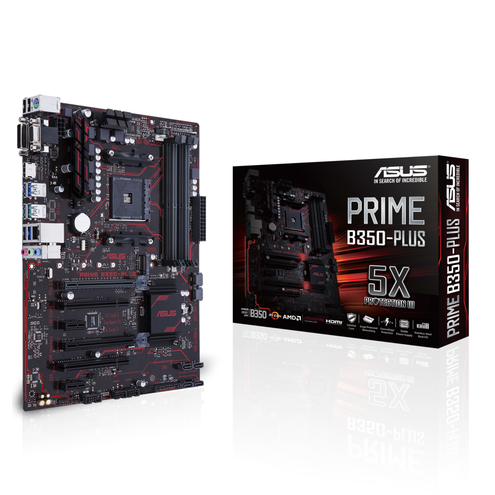 Asus - AMD B350 PRIME PLUS - ATX - Carte mère AMD
