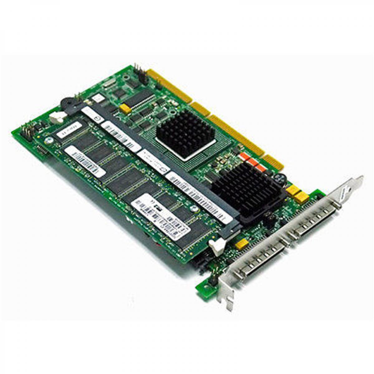 Lsi Logic - Carte PCI-X SCSI Ultra-320 LSI Logic Dell PERC4/DC 128Mb Raid Controller 0KJ926 - Carte réseau