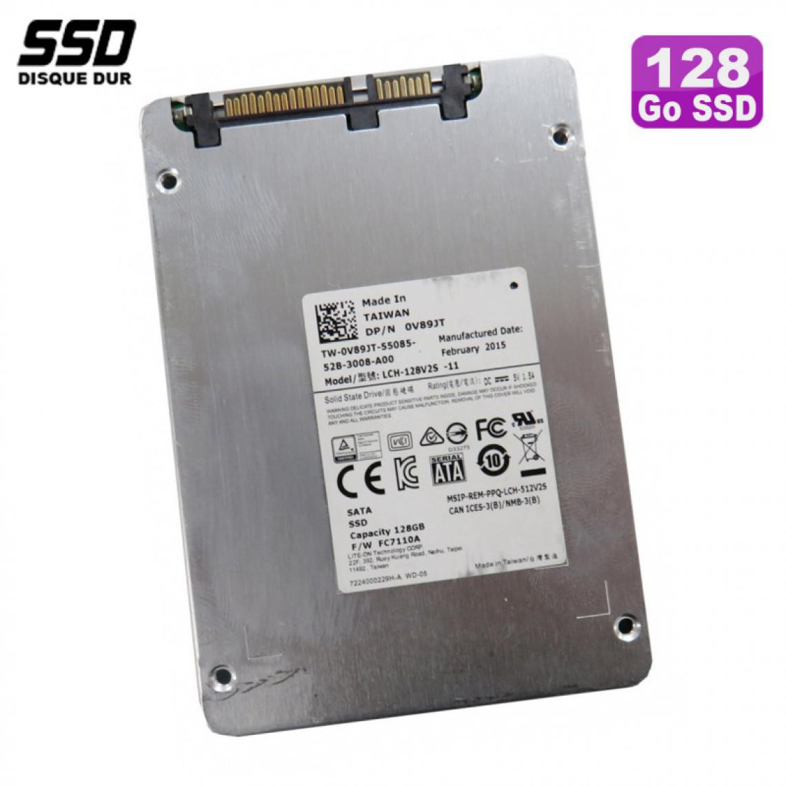 Lite-On - SSD 128Go 2.5" LITE-ON LCH-128V2S Dell 0V89JT V89JT - Disque Dur interne