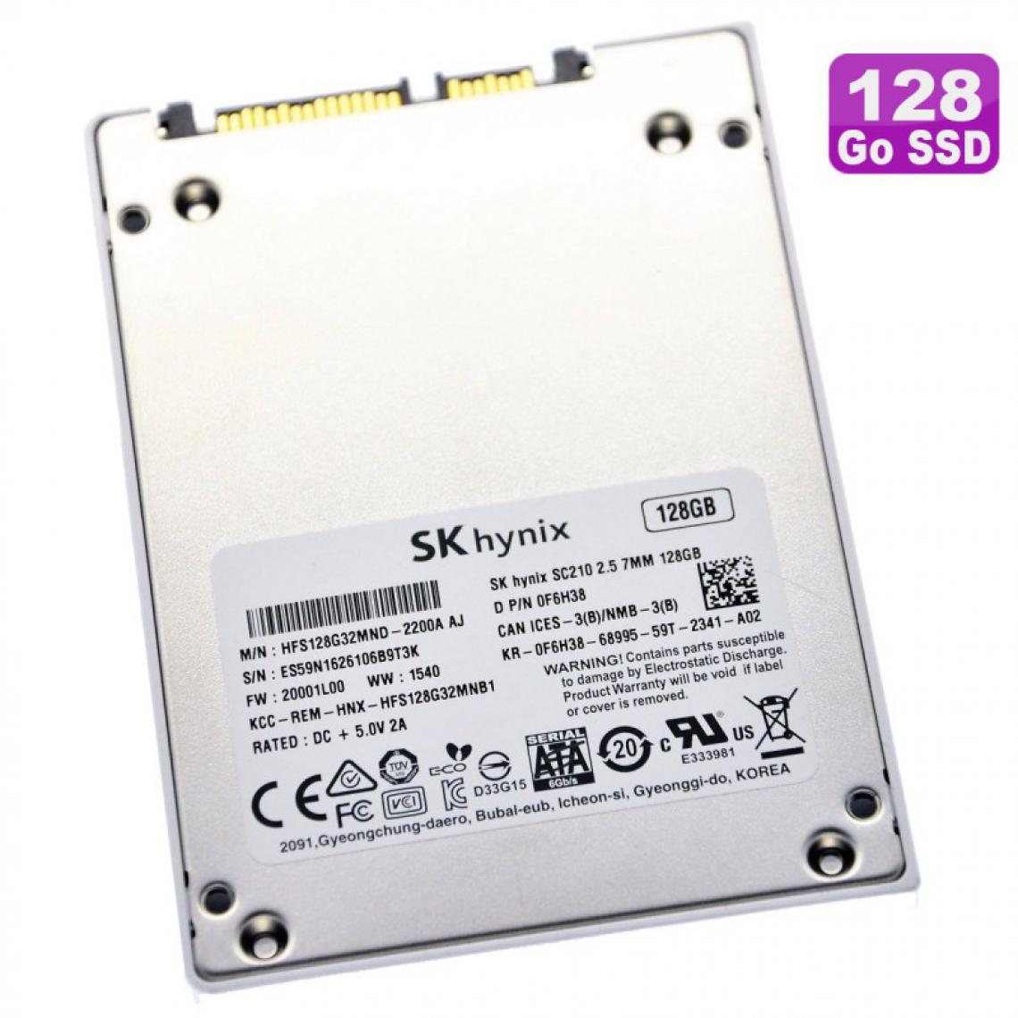 Hynix - SSD 128Go 2.5" SK hynix HFS128G32MND-2200A 0F6H38 F6H38 - Disque Dur interne