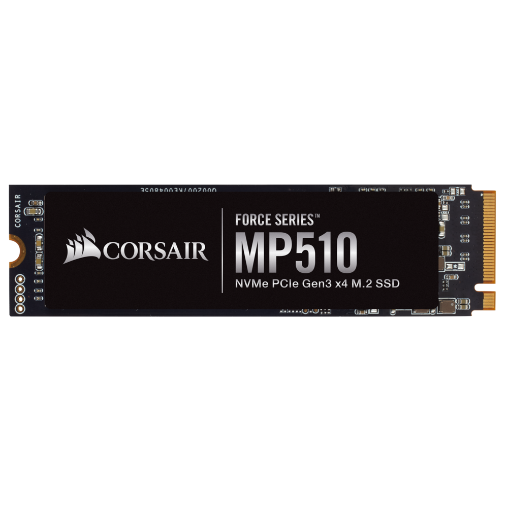 Corsair - Force MP510 Series 480 Go M.2 NVMe PCIe Gen 3 x4 - SSD Interne