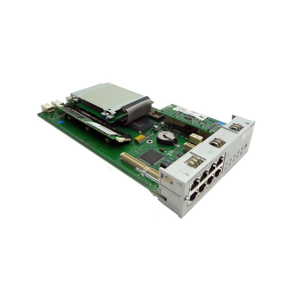Alcatel - Module Rack Switch CS Alcatel 3EH72048ABBA CPU-1 8x RJ45 4x AMP Slot RAM OmniPCX - Carte réseau