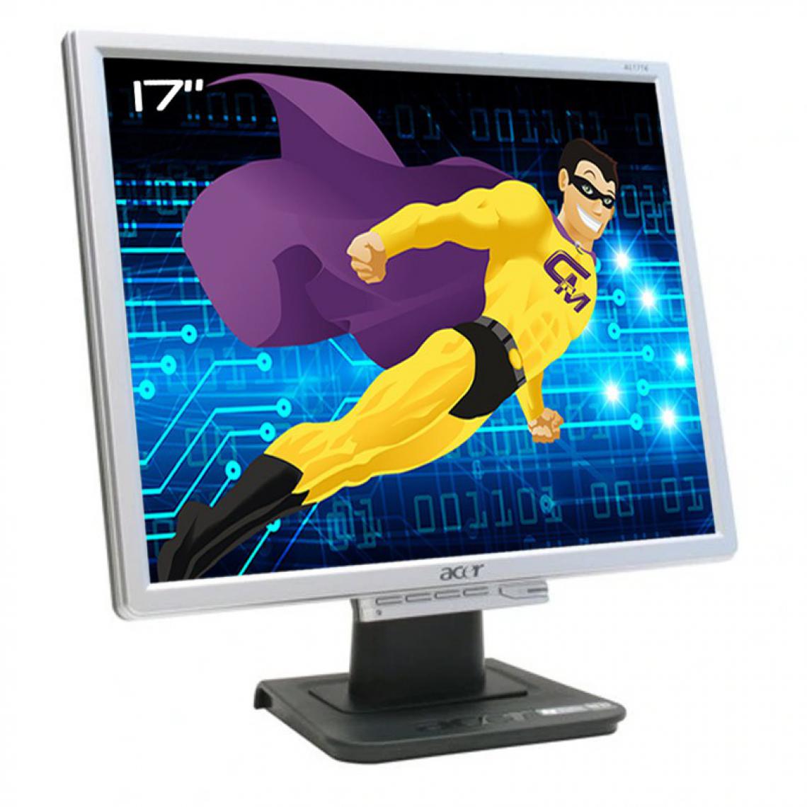 Acer - Ecran PC Pro 17" ACER AL1716As ET.1716P.175 VGA 5:4 VESA 1280x1024 LCD TFT - Moniteur PC