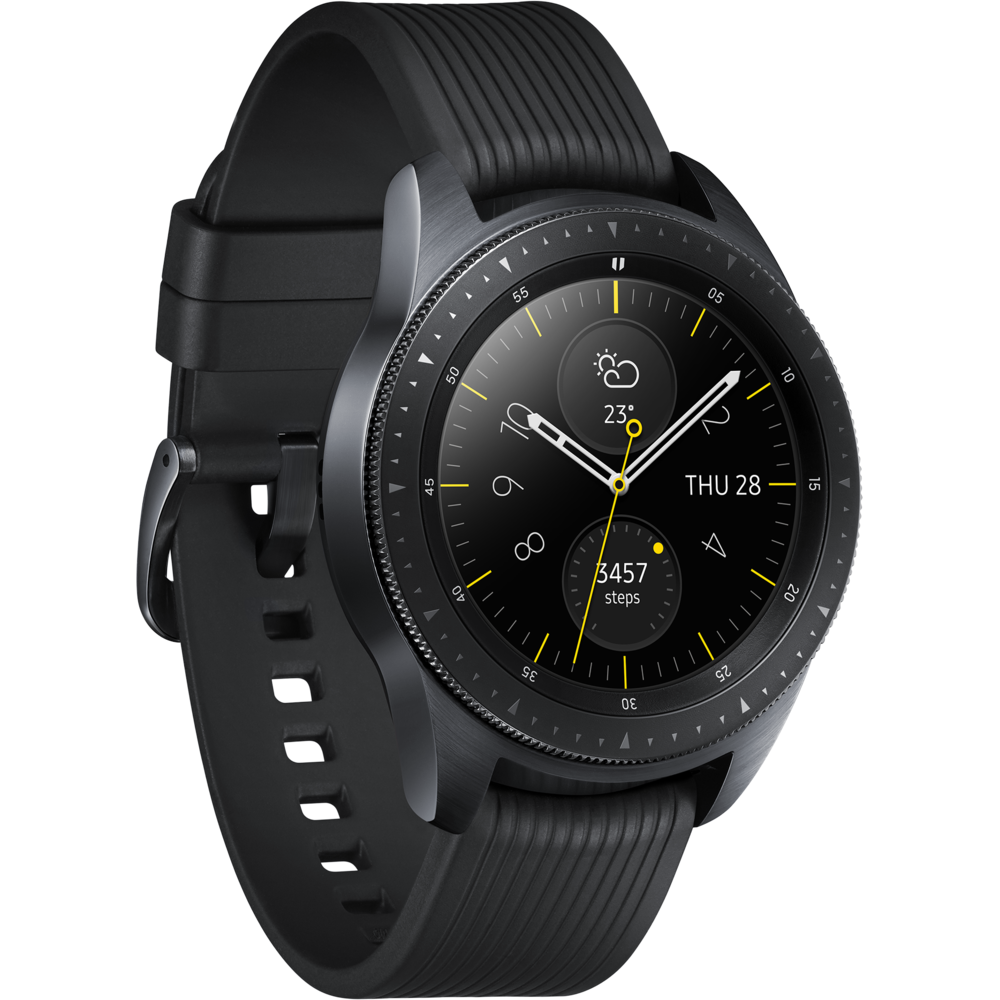 Samsung - Galaxy Watch - 42 mm - Noir Carbone - Montre connectée