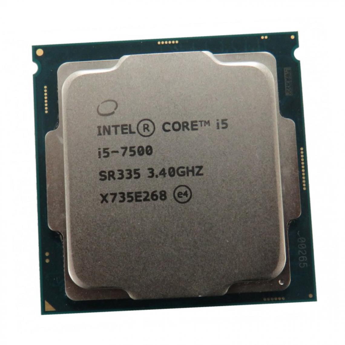 Intel - Processeur CPU Intel Core i5-7500 3.4Ghz 6Mo SR335 FCLGA1151 Quad Core Kaby Lake - Processeur INTEL