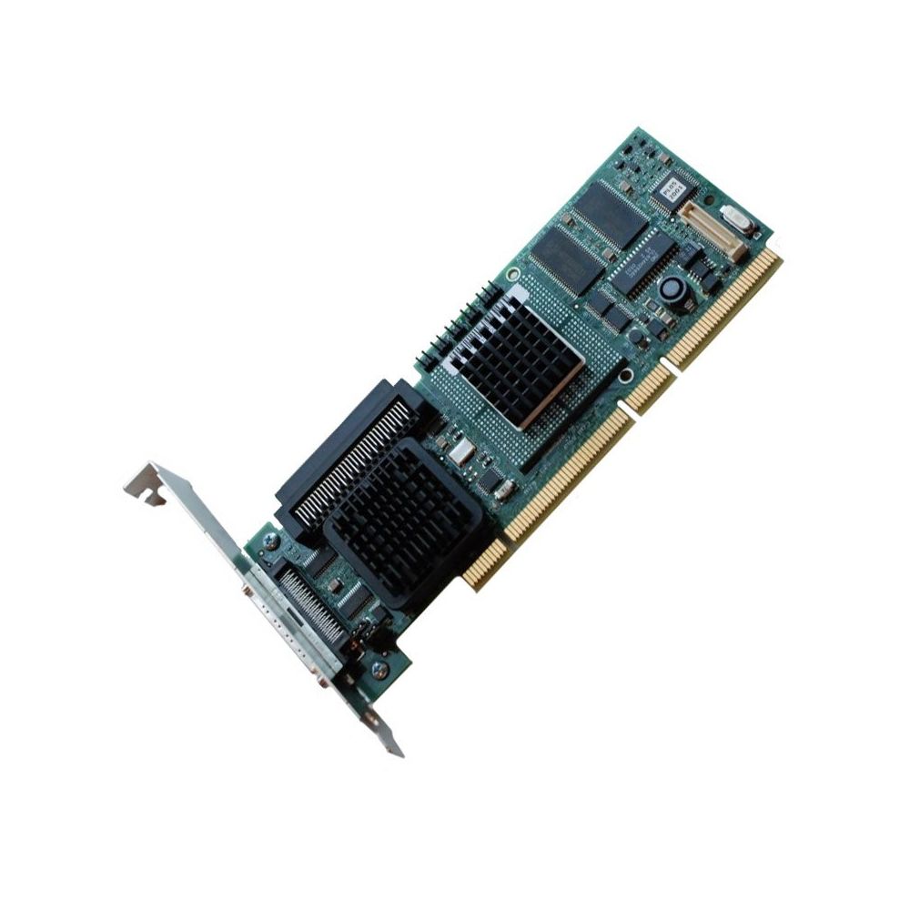 Dell - Carte contrôleur SCSI RAID DELL J4588 PERC4/SC PCI-X Ultra320 LVD 64Mb SDRAM - Carte réseau