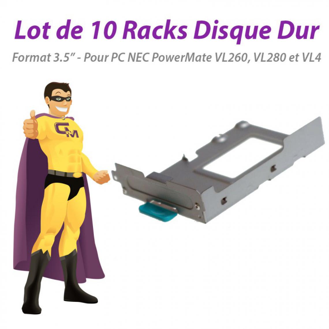 Nec - Lot x10 Racks Disque Dur 3,5" NEC PowerMate VL260 VL280 VL4 DT SATA - Rack amovible