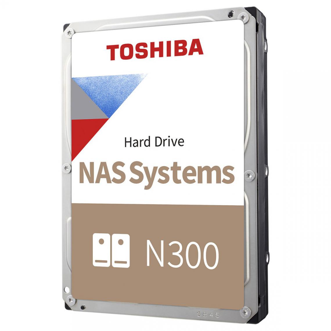 Toshiba - N300 High-Reliability Hard Drive 8 To - 7200 tpm - 256 Mo - NAS - CMR - Disque Dur interne