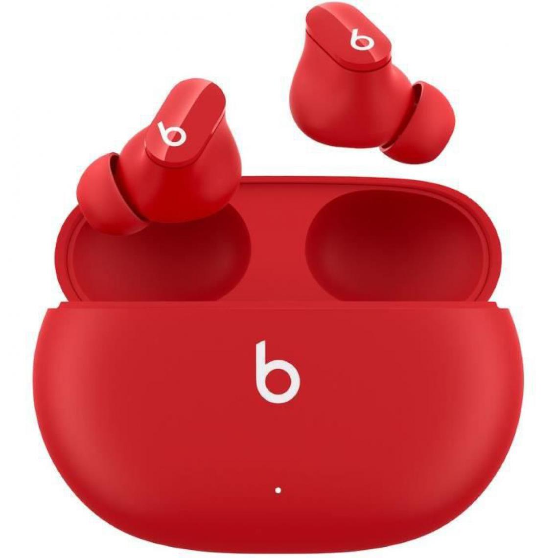 Beats - Écouteurs Sans Fil - BEATS - Studio Buds - True Wireless - Rouge - Ecouteurs intra-auriculaires