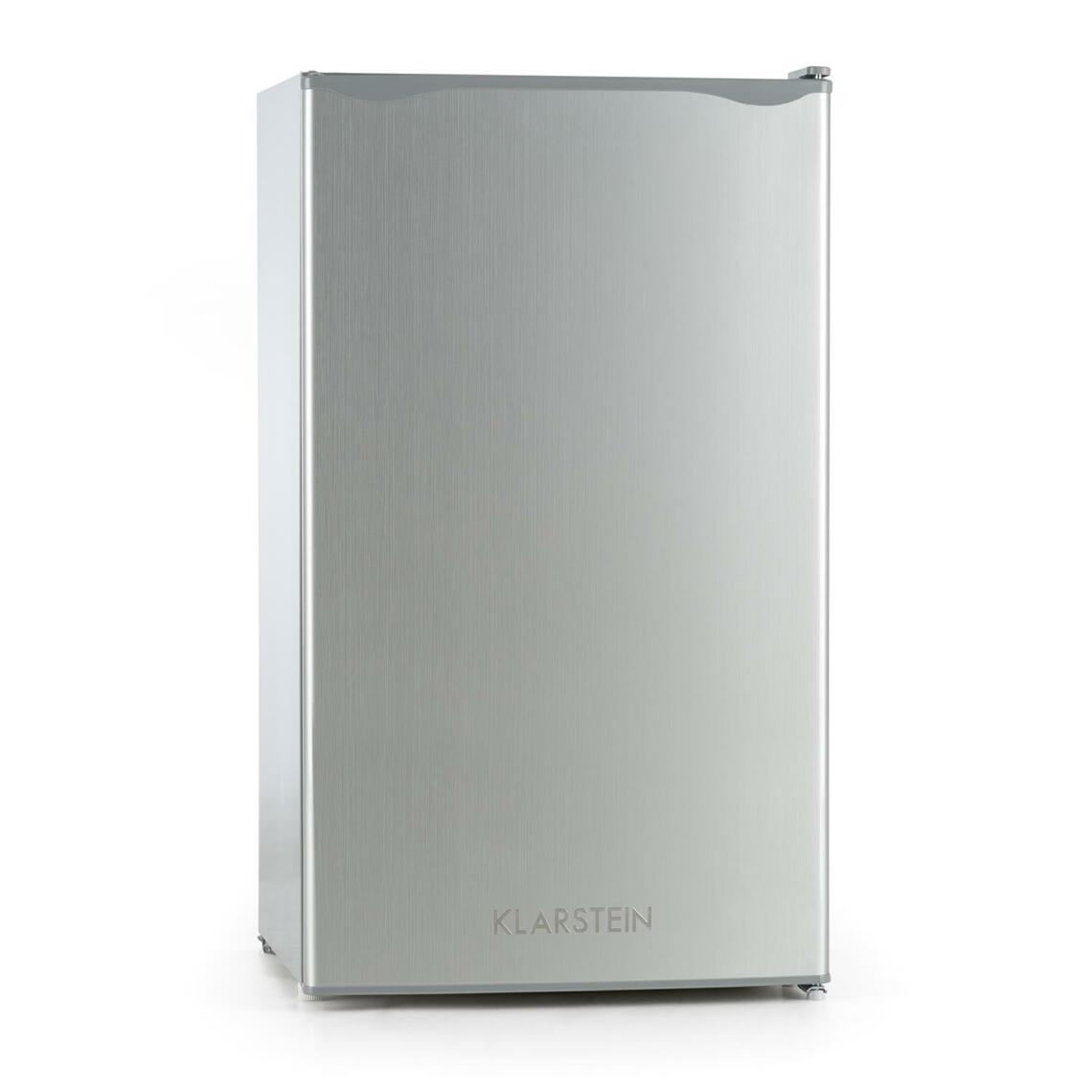 Klarstein - Réfrigérateur congélateur - Klarstein - 90 litres - 2 zones de refroidissement - Gris - Réfrigérateur