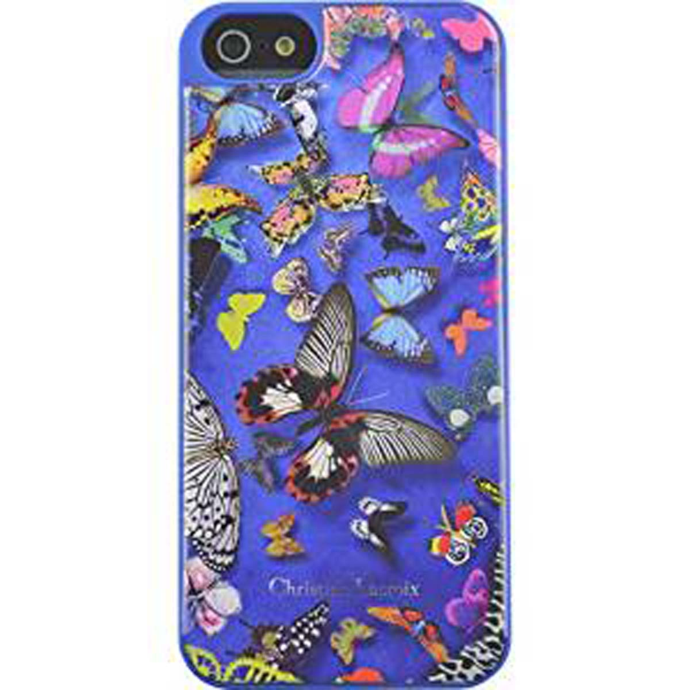 Bigben Interactive - Bigben Interactive - Coque Butterfly Parade de Christian Lacroix couleur Cobalt pour iPhone 4/4S - Autres accessoires smartphone