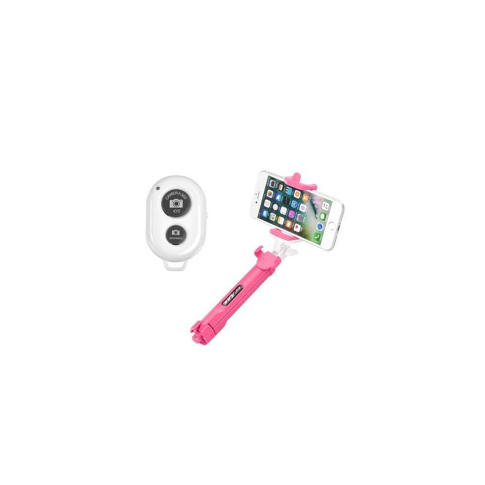 Sans Marque - Perche selfie trepied bluetooth ozzzo rose pour samsung g110 galaxy pocket 2 - Autres accessoires smartphone