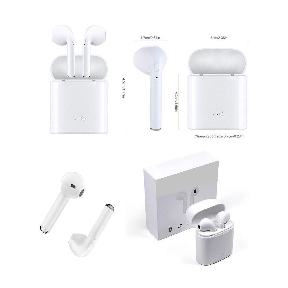 Ozzzo - Ecouteur sans fil + kit pieton + micro ozzzo blanc pour VIVO V9 - Autres accessoires smartphone