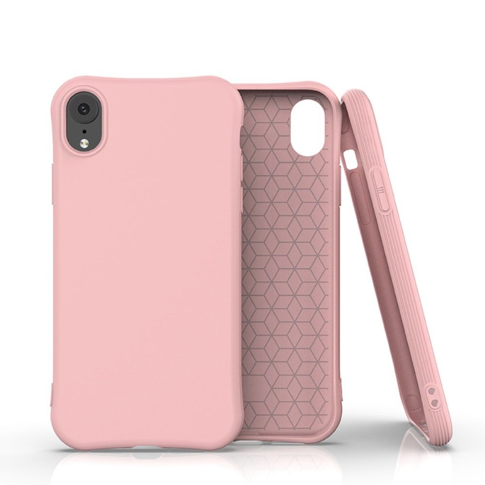 Generic - Coque en TPU peau mate rose pour votre Apple iPhone XR 6.1 pouces - Coque, étui smartphone