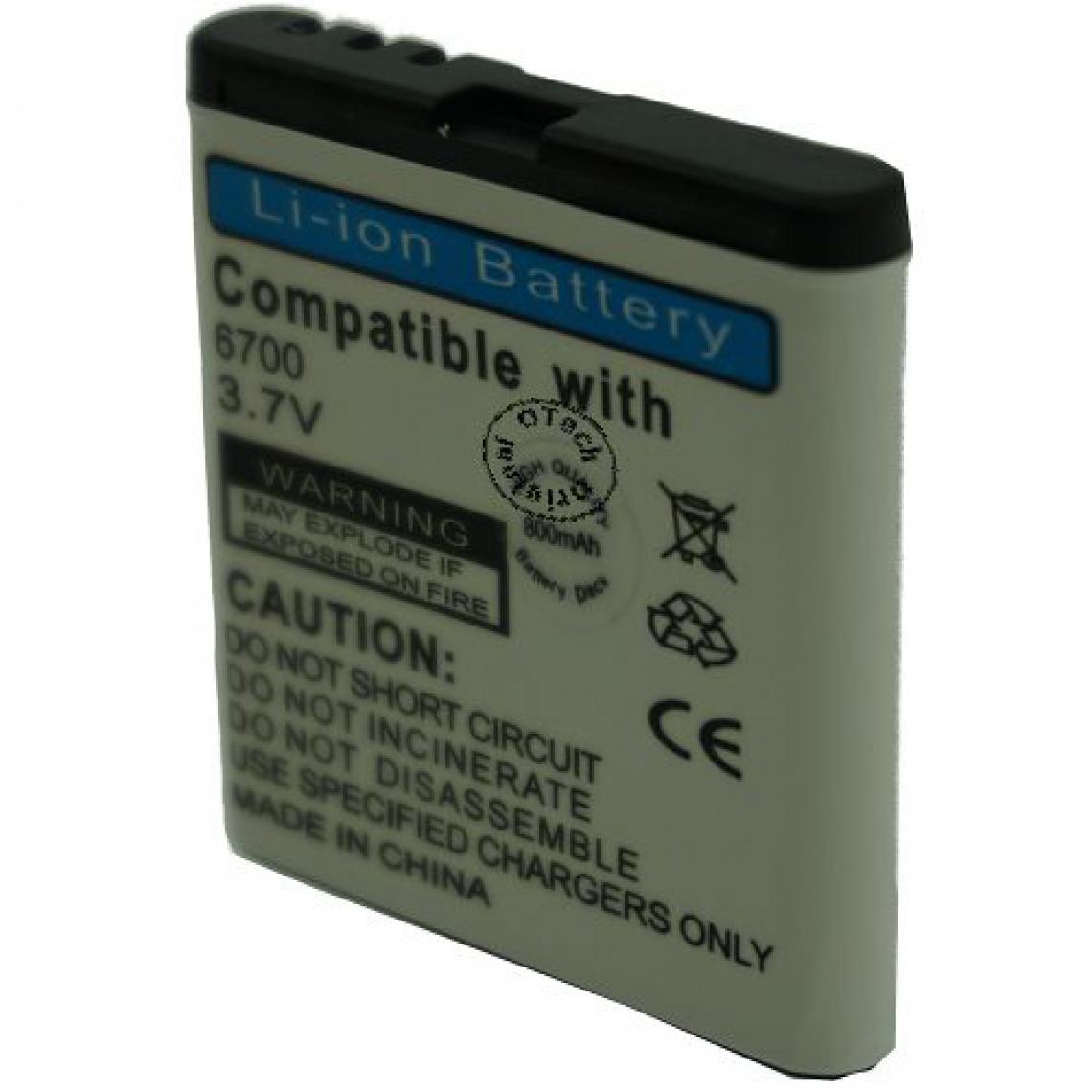 Otech - Batterie compatible pour NOKIA 6700 - Batterie téléphone