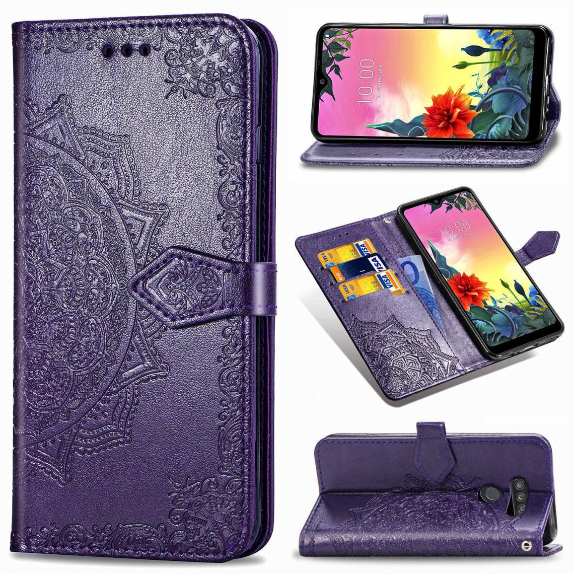 OtterBox - LG K50S Housse Etui Coque de protection type portefeuille [Violet] - Coque, étui smartphone