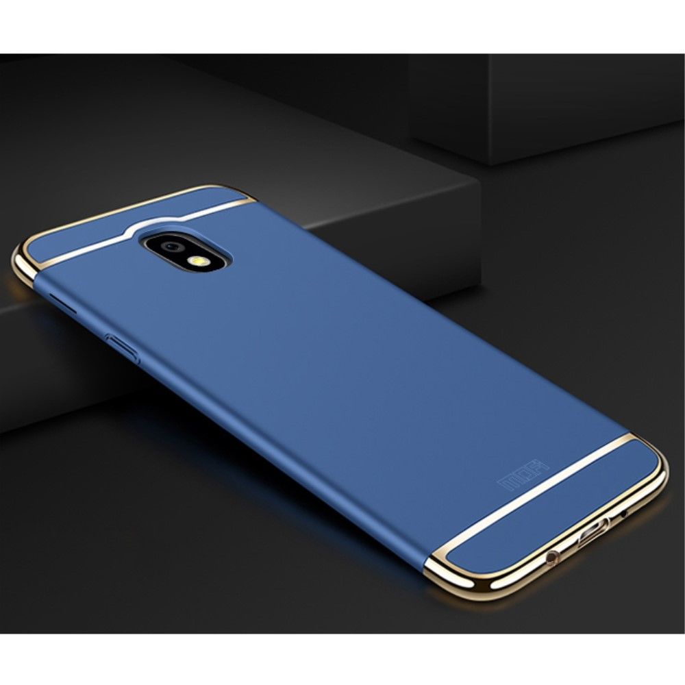 marque generique - Coque 3 en 1 amovible bleu placage pour Samsung Galaxy J7 (2017) - Autres accessoires smartphone