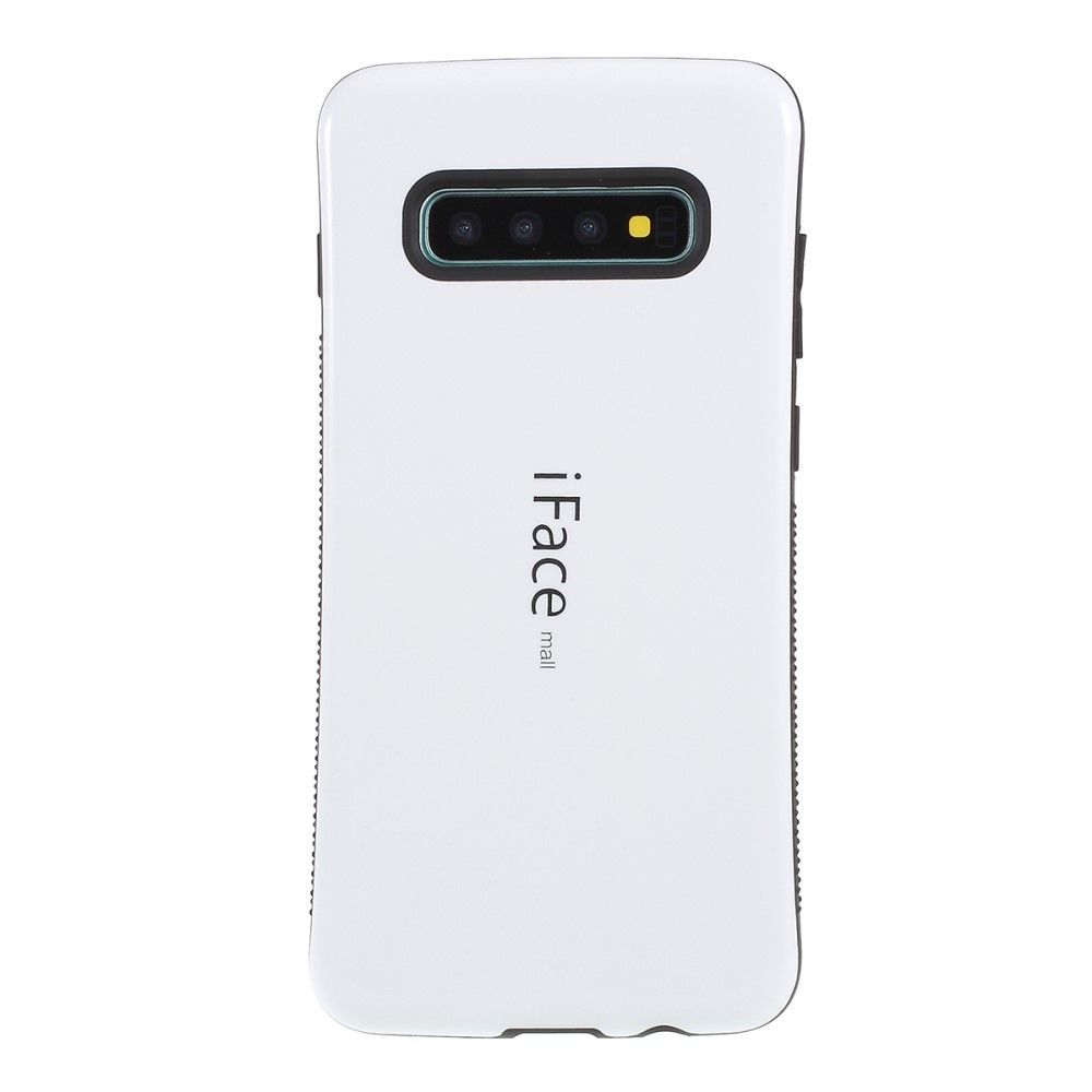 marque generique - Coque en TPU hybride blanc pour votre Samsung Galaxy S10 - Coque, étui smartphone