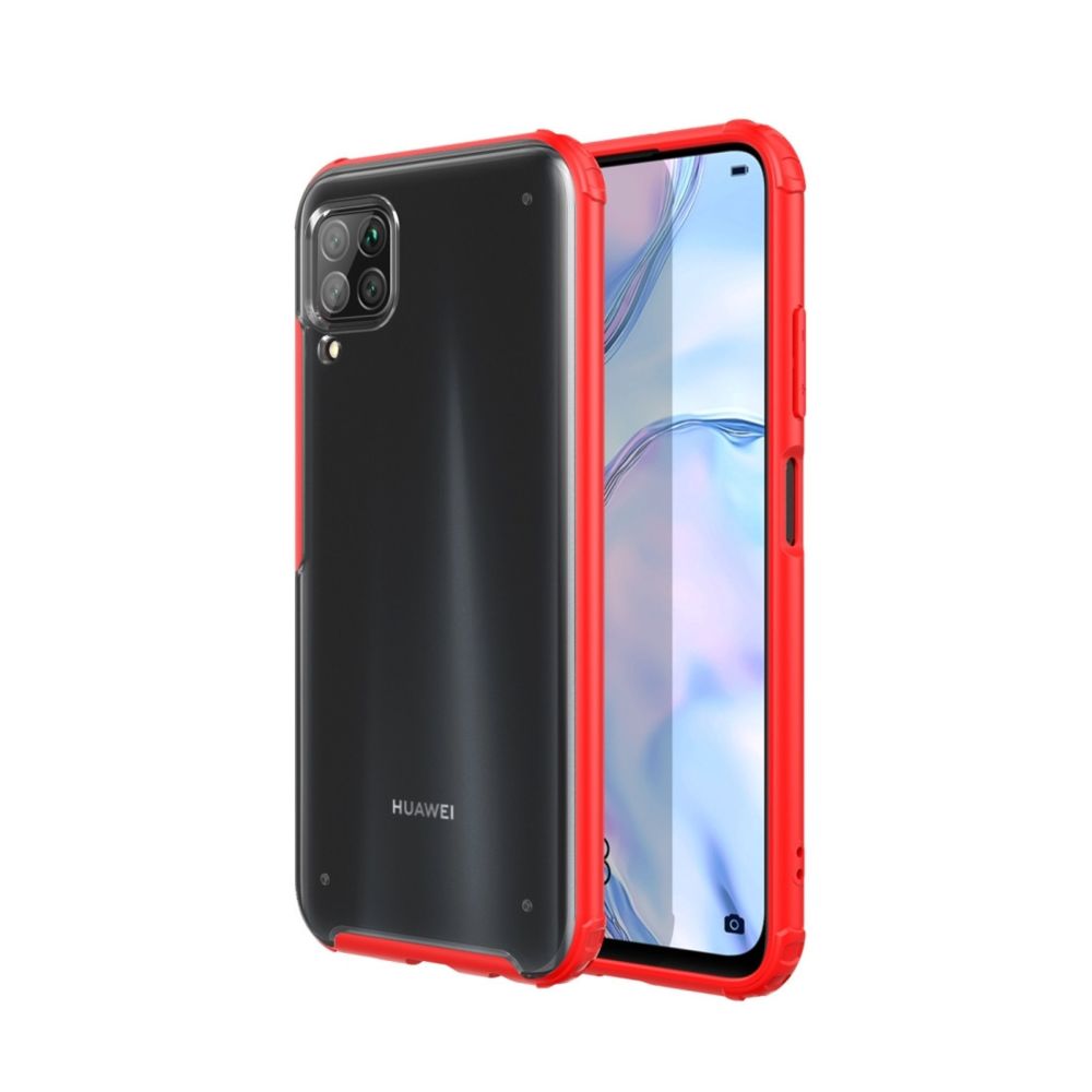 Wewoo - Coque renforcé Pour Huawei Nova 6 SE TPU + PC Combination Case Red - Coque, étui smartphone