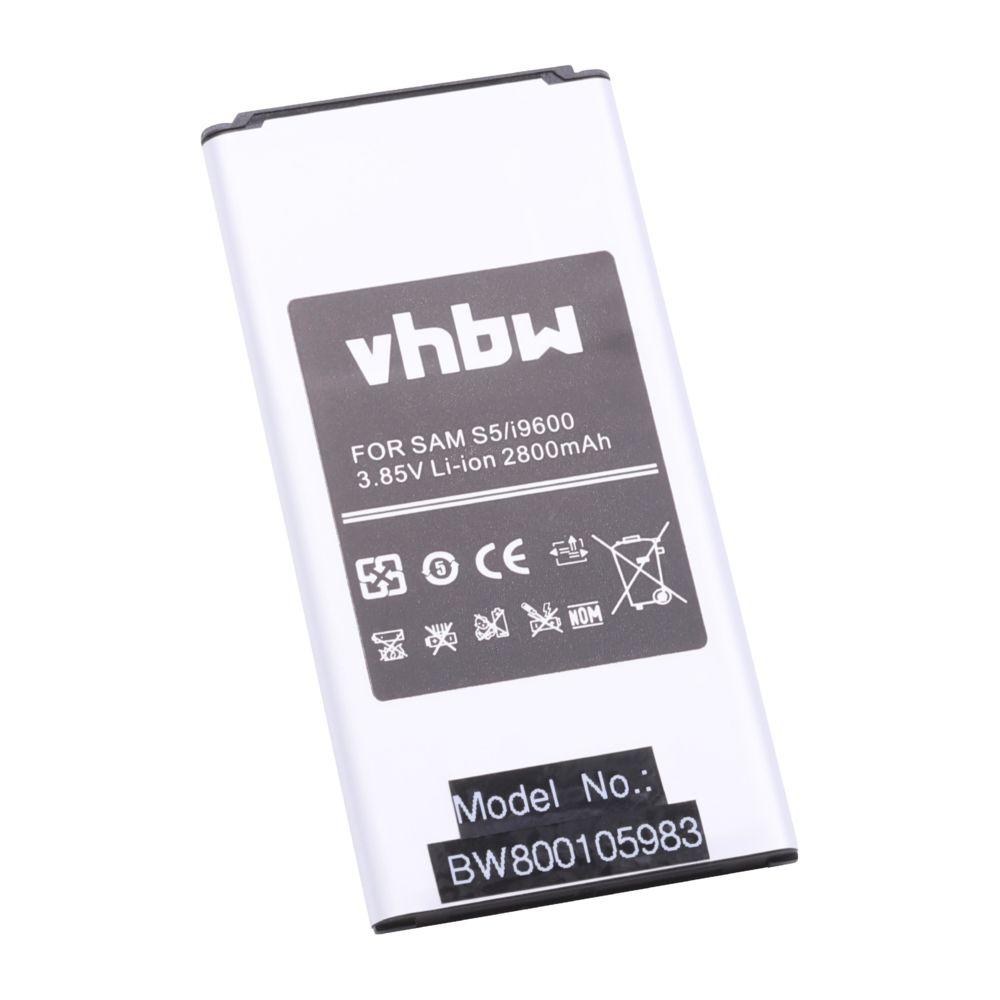 Vhbw - vhbw batterie Li-Ion 2800mAh (3.85V) avec NFC pour téléphone smartphone Samsung Galaxy S5 Neo,S5 Plus,SM-G9006V,SM-G9008V,SM-G9009D,SM-G900A,EB-B900 - Batterie téléphone