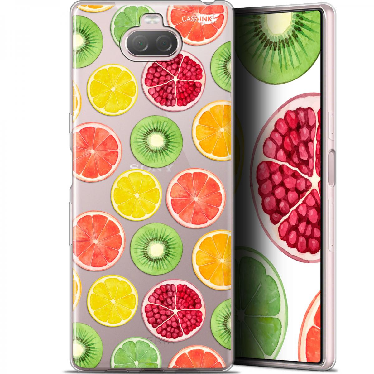 Caseink - Coque arrière Sony Xperia 10 Plus (6.5 ) Gel HD [ Nouvelle Collection - Souple - Antichoc - Imprimé en France] Fruity Fresh - Coque, étui smartphone