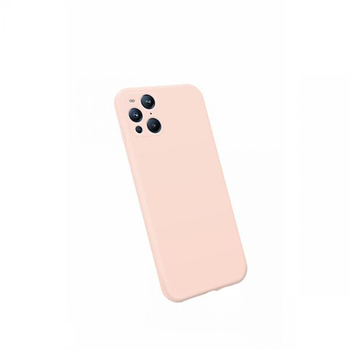 Phonecare - Coque Mince et Rigide pour OPPO Find X3 - rose - Coque, étui smartphone