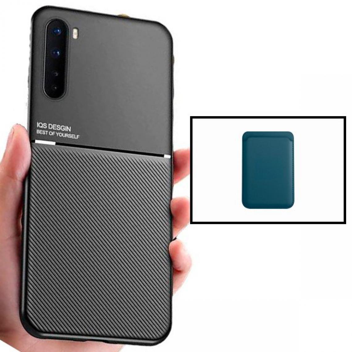 Phonecare - Kit de Coque Magnétique Lux + Portefeuille Magnétique Bleu pour Realme X3 - Coque, étui smartphone
