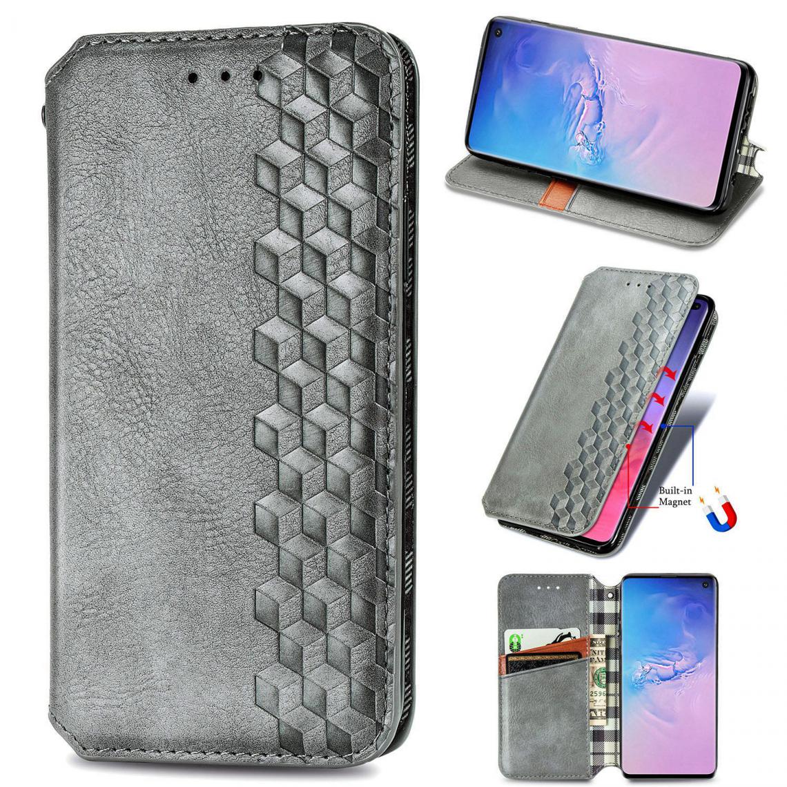 OtterBox - Samsung Galaxy S10 Housse Etui Coque de protection type portefeuille (tressée) [Gris] - Coque, étui smartphone
