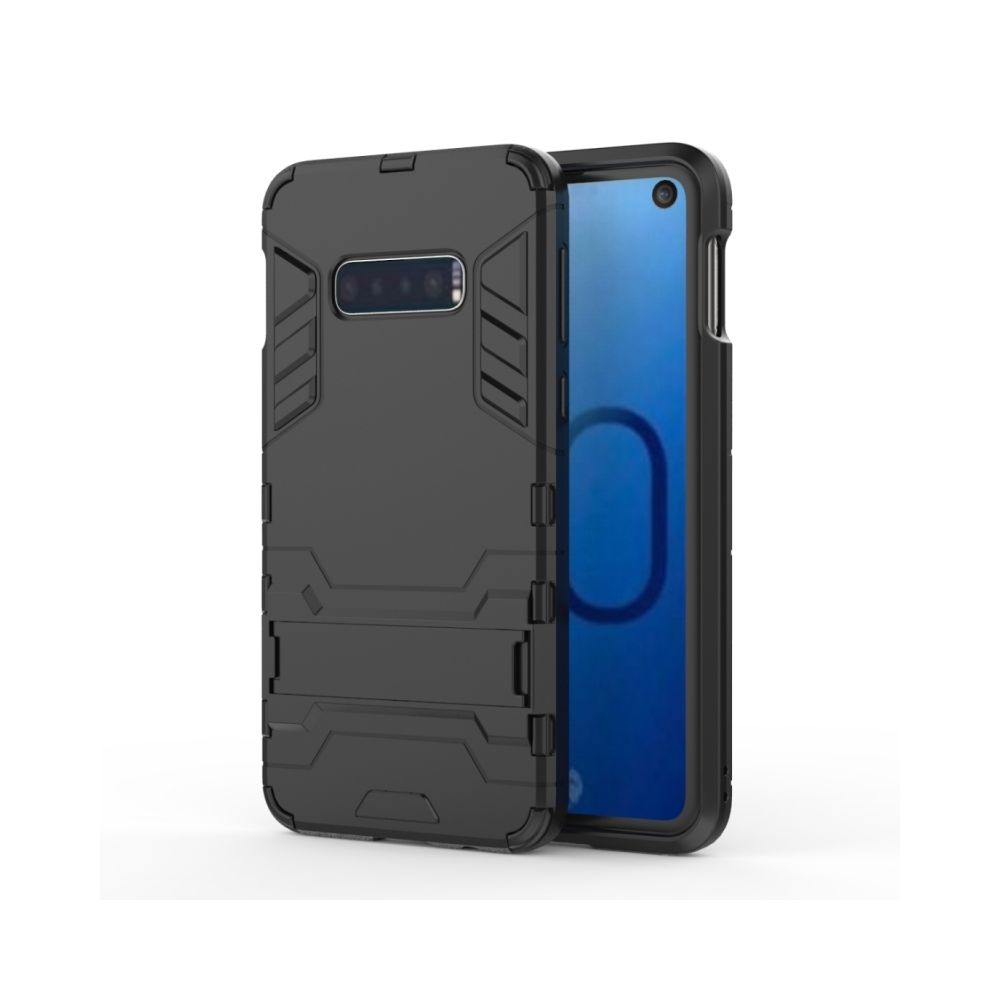 Wewoo - Coque rigide antichoc PC + TPU pour Galaxy S10 Lite, avec support (Noir) - Coque, étui smartphone