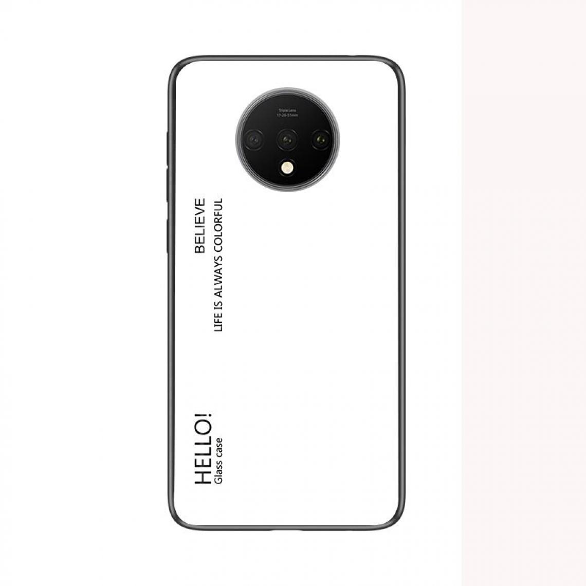 OtterBox - Housse Etui Coque de protection pour OnePlus 7T Arriere Rigide dégradé [Blanc] - Coque, étui smartphone
