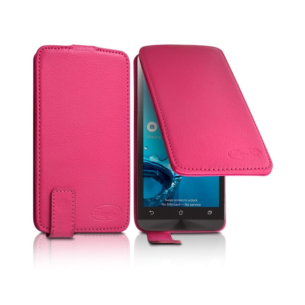 Karylax - Housse Etui Clapet Couleur rose fushia Universel L pour Asus ZenFone 6 - Autres accessoires smartphone