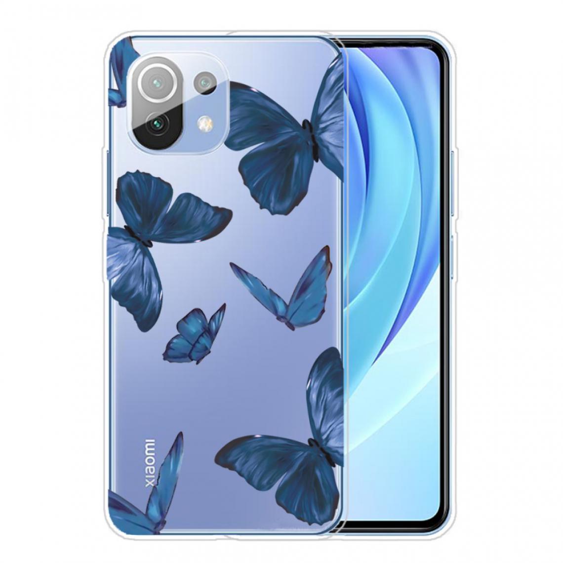 Other - Coque en TPU Impression de motifs souple papillon bleu pour votre Xiaomi Mi 11 - Coque, étui smartphone