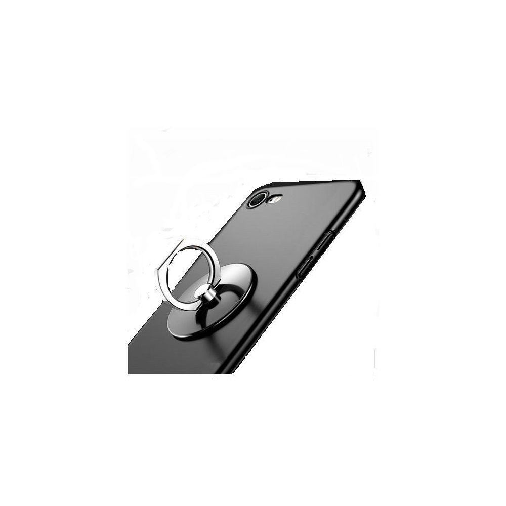 Sans Marque - Bague adhésive metalique support main anneau ozzzo noir pour huawei p8 lite - Autres accessoires smartphone