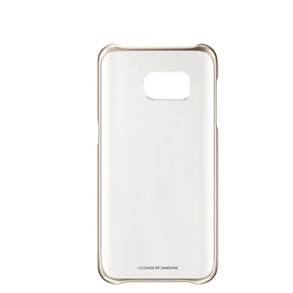 Samsung - Clear Cover Galaxy S7 - Or - Coque, étui smartphone
