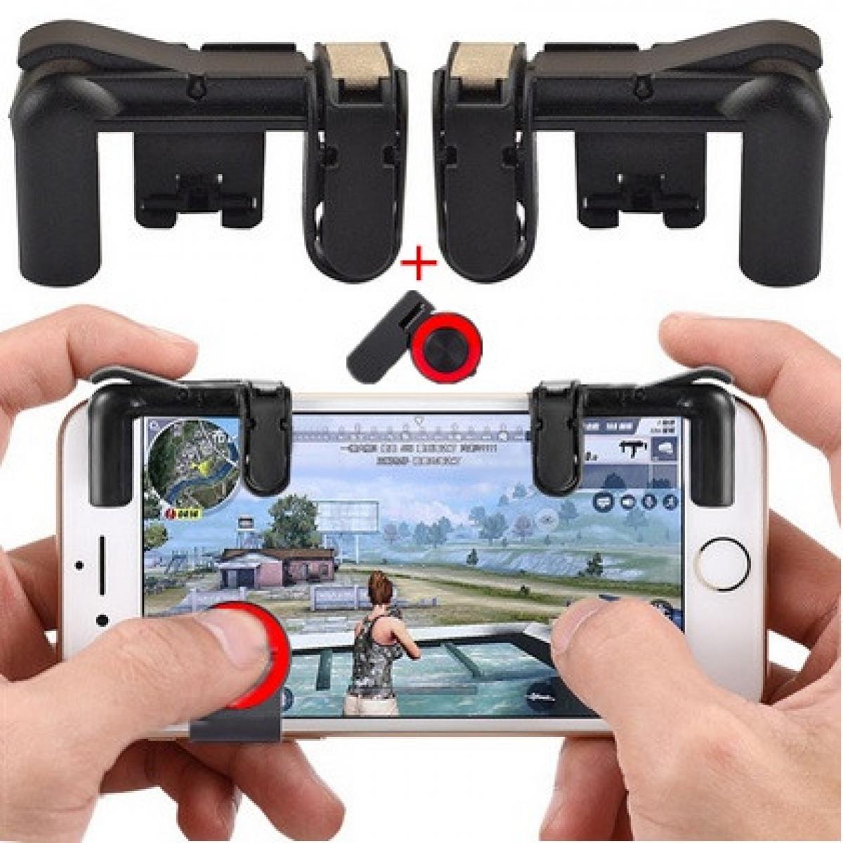 Shot - Joystick avec Gachettes pour HUAWEI P smart+ 2019 Smartphone Jeux Video Manette Ventouse Precision - Autres accessoires smartphone