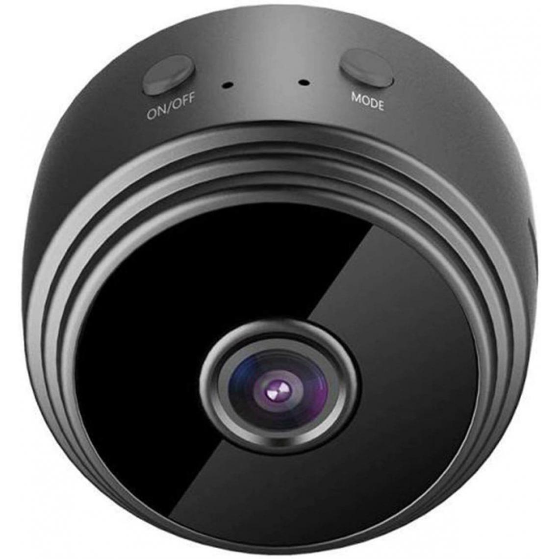 Chrono - Mini Caméra WiFi 1080p, Caméra De Surveillance, Caméra De Nounou À Aimant sans Fil Portable avec Vision Nocturne Infrarouge, Détection De Mouvement pour L'extérieur(noir) - Autres accessoires smartphone