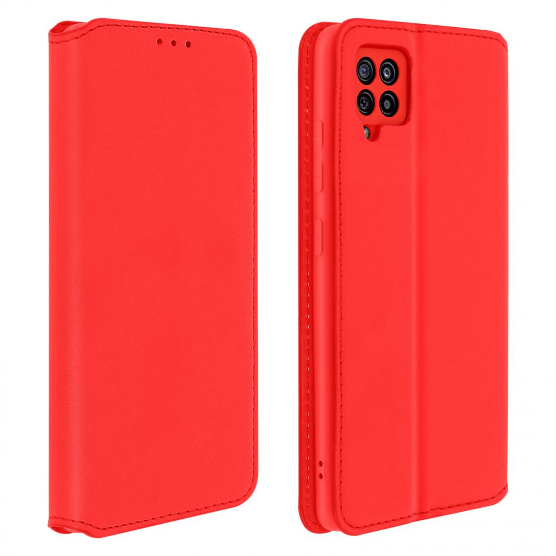 Avizar - Housse Samsung Galaxy A42 5G Fonction Support rouge - Coque, étui smartphone