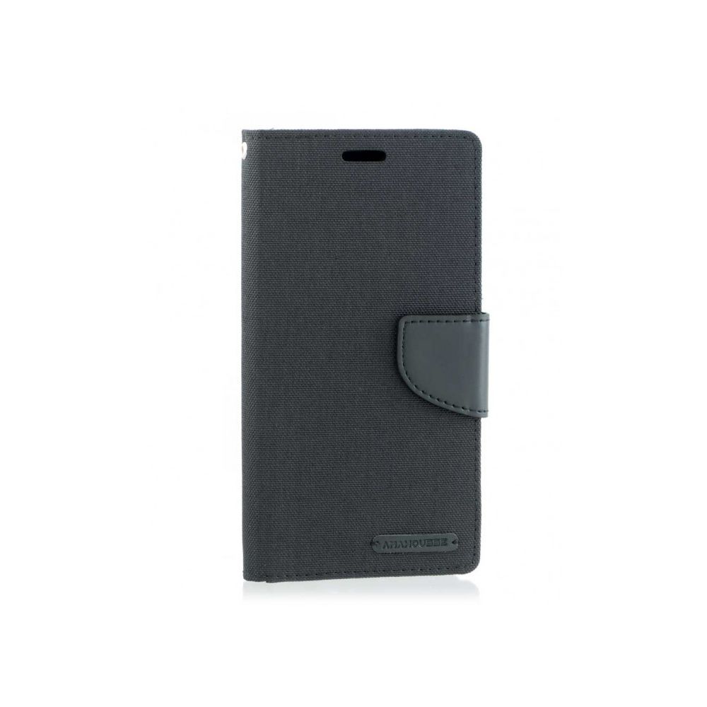 Amahousse - Etui portefeuille pour Apple iPhone XS noir résistant - Coque, étui smartphone