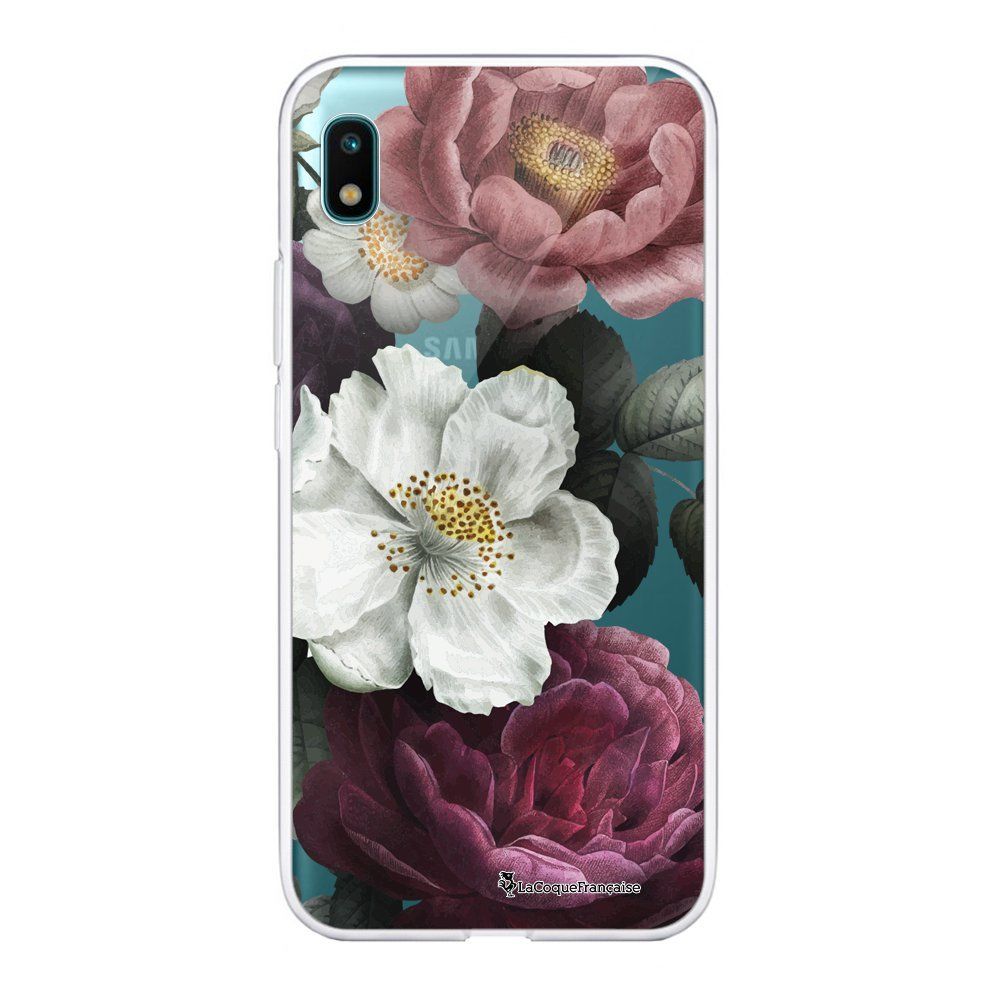 La Coque Francaise - Coque Samsung Galaxy A10 360 intégrale transparente Fleurs roses Ecriture Tendance Design La Coque Francaise. - Coque, étui smartphone