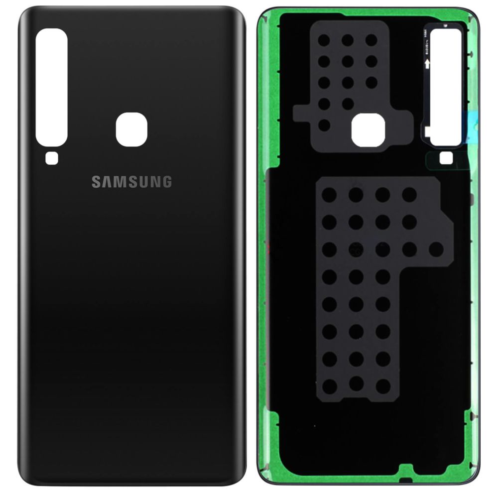 Avizar - Cache batterie Samsung Galaxy A9 2018 Façade arrière de remplacement noir - Autres accessoires smartphone