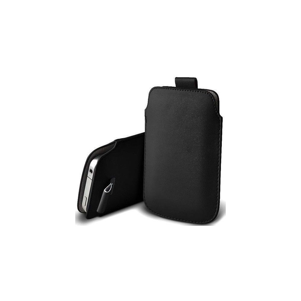 marque generique - pochette housse étui coque cuir noir ozzzo pour blackberry 8220 8230 pearl flip - Autres accessoires smartphone