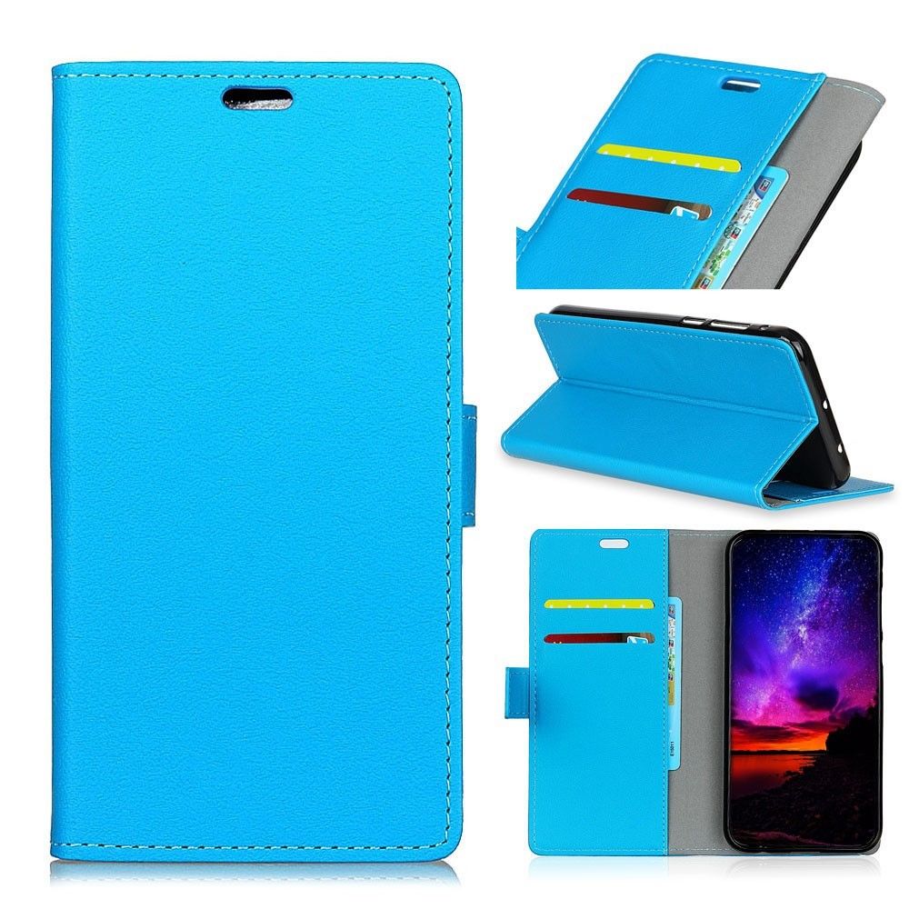 marque generique - Etui en PU coloré en bleu pour votre Asus ZenFone Max Pro M1 (ZB601KL) - Autres accessoires smartphone
