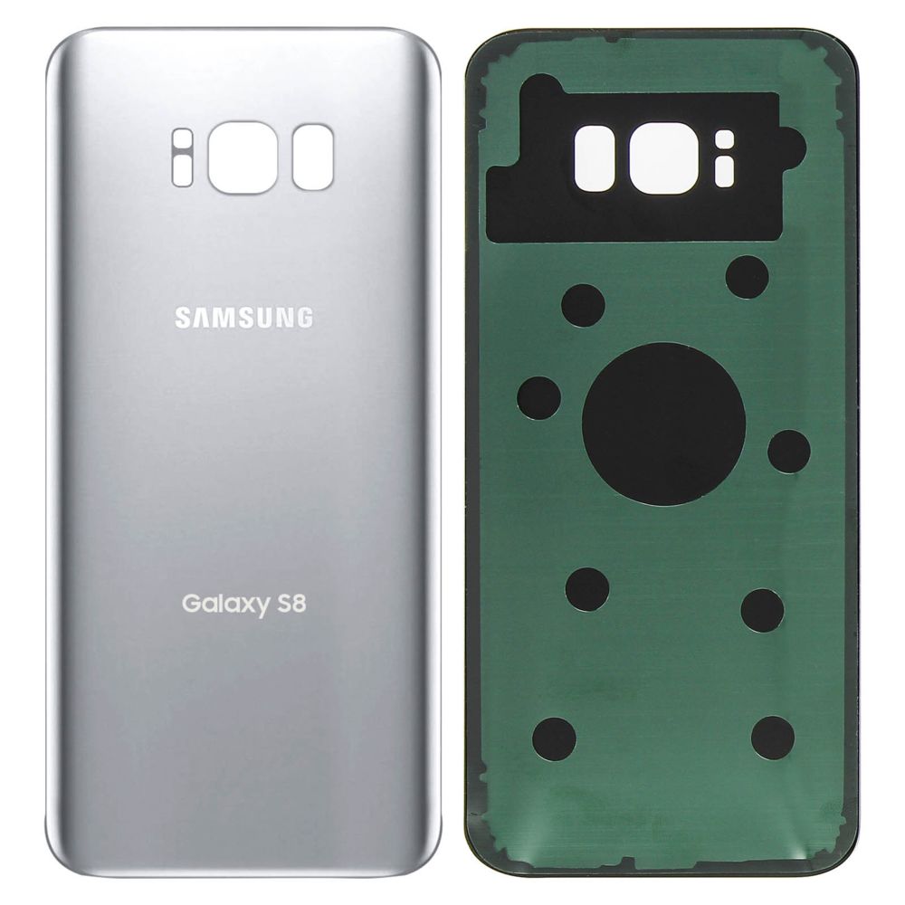 Avizar - Cache batterie Samsung Galaxy S8 Façade arrière - argenté - Autres accessoires smartphone