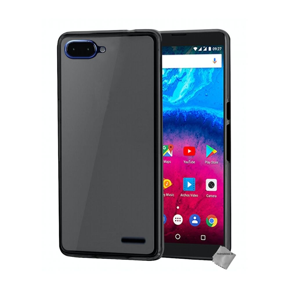 Htdmobiles - Housse etui coque pochette silicone gel fine pour Archos Core 55S + film ecran - GRIS - Autres accessoires smartphone